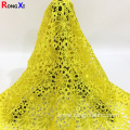 3mm New Design Yellow Sequin Fabric